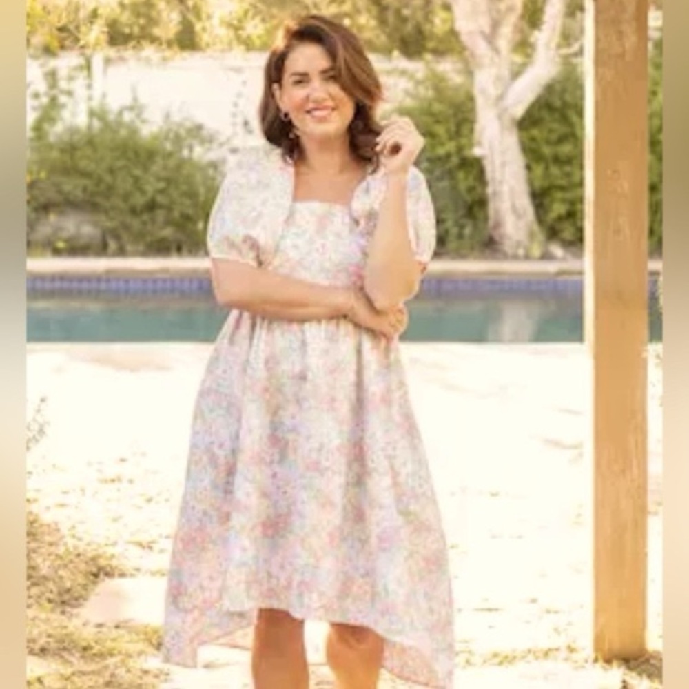 Jillian Harris x Joe Fresh Floral High Low Dress